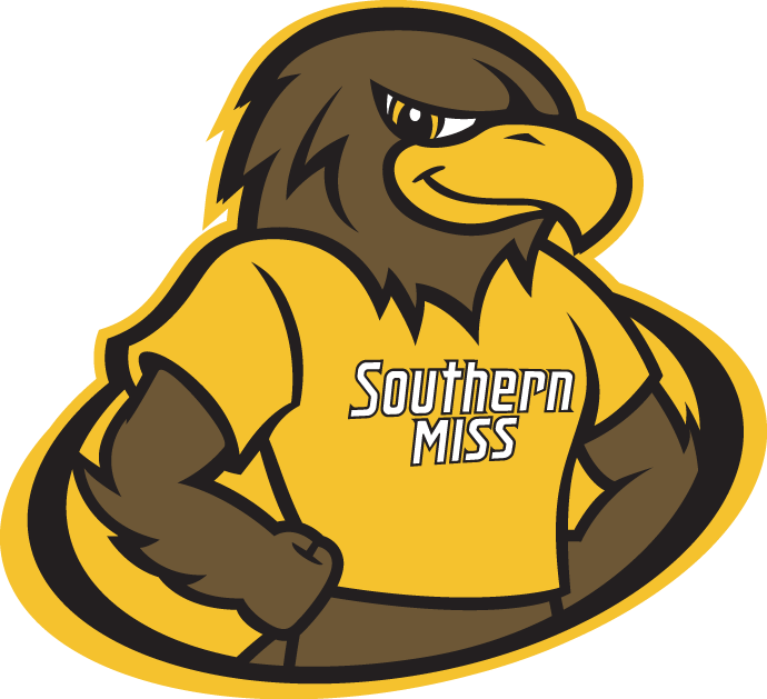 Southern Miss Golden Eagles 2003-Pres Mascot Logo v2 iron on heat transfer